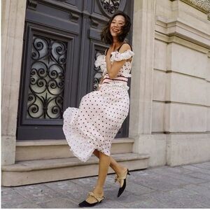 self portrait cream floral guipure midi dress Self-Portrait | Dresses | Selfportrait Ivory Floral Guipure Midi Dress